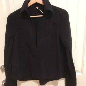 Free People linen/cotton shirt